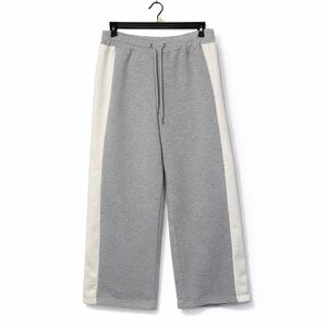 ✨EGO Tie-Waist Contrast Side Stripe Wide-Leg Joggers Size 2